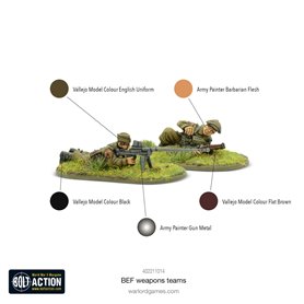 Bolt Action BEF WEAPONS TEAMS