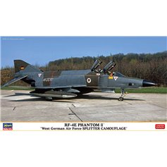 Hasegawa 1:72 RF-4E Phantom II - WEST GERMAN AIR FORCE SPLITTER CAMOUFLAGE - LIMITED EDITION