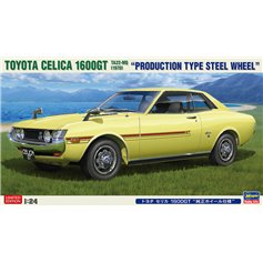 Hasegawa 1:24 Toyota Celica 1600GT TA-22MQ (1970) - PRODUCTION TYPE STEEL WHEEL - LIMITED EDITION
