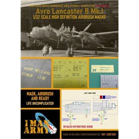1 Man Army 1:32 Avro Lancaster B Mk.I dla HK Models