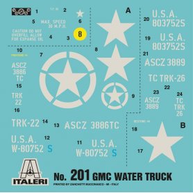 ITALERI 1:35 1/2 TON 6x6 Water Tank
