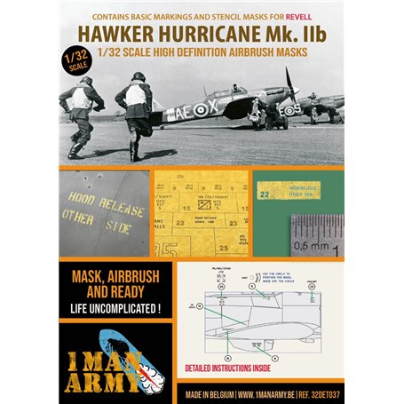 1 Man Army 32DET037 Hawker Hurricane Mk IIb (Revell)