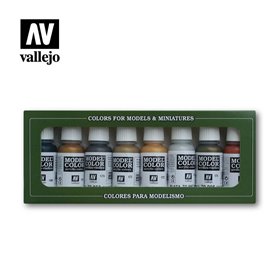 Vallejo 70118 Zestaw farb MODEL COLOR - METALLIC COLORS