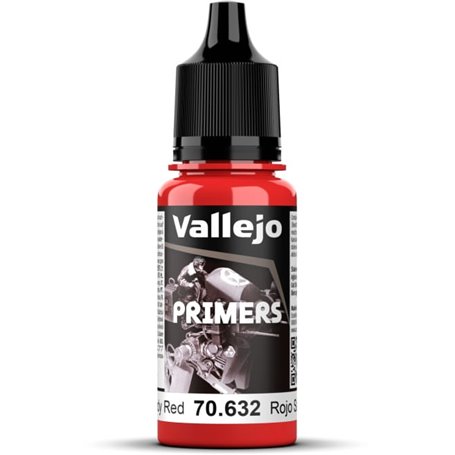 VALLEJO 70632 Surface Primer 18 ml Bloody Red