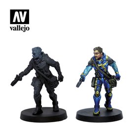 Vallejo 70239 Zestaw farb INFANTRY EXCLUSIVE + figurka O-12 KAPPA UNIT MEDIKIT