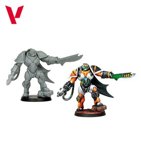 Vallejo 72313 Zestaw farb GAME COLORS + figurka SCI-FI BY ANGEL GIRALDEZ