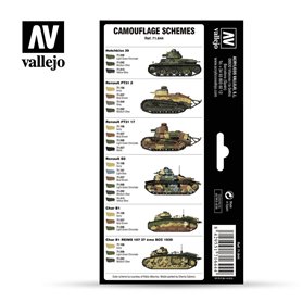 VALLEJO 71644 Zestaw Model Air 8 farb - French Camo Colors Pre-War & WWII