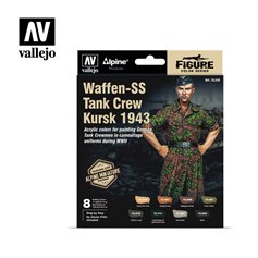 Vallejo 70249 Zestaw farb FIGURE COLOR SERIES + figurka WAFFEN SS TANK CREW KURSK 1943