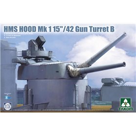 Takom 1:72 HMS Hood Mk1 15/42 GUN TURRET B