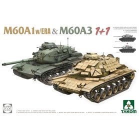 Takom 1:72 M60A1 W/ERA + M60A3