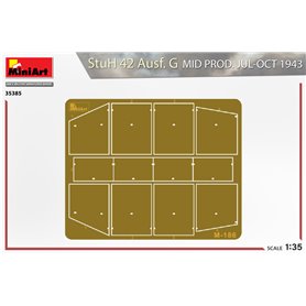 Mini Art 1:35 Sturmhaubitze StuH.42 Ausf.G - MID PRODUCTION JUL-OCT 1943