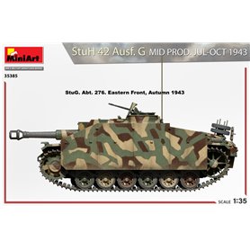 Mini Art 1:35 Sturmhaubitze StuH.42 Ausf.G - MID PRODUCTION JUL-OCT 1943