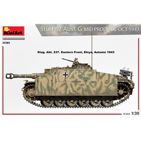 Mini Art 1:35 Sturmhaubitze StuH.42 Ausf.G - MID PRODUCTION JUL-OCT 1943