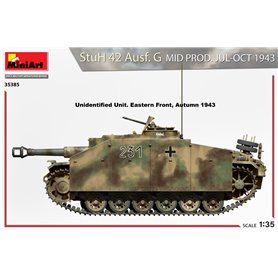 Mini Art 1:35 Sturmhaubitze StuH.42 Ausf.G - MID PRODUCTION JUL-OCT 1943