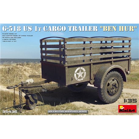 Mini Art 35436 G-518 US 1t Cargo Trailer "Ben Hur"