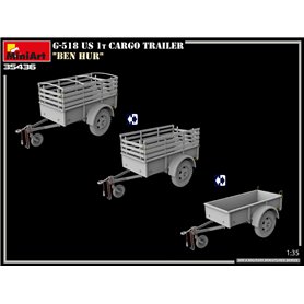 Mini Art 35436 G-518 US 1t Cargo Trailer "Ben Hur"