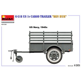 Mini Art 35436 G-518 US 1t Cargo Trailer "Ben Hur"