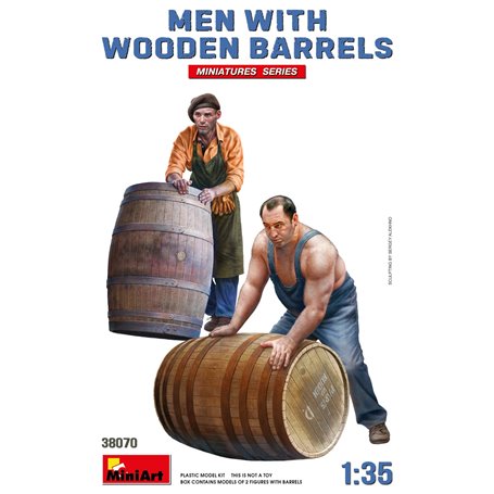 Mini Art 38070 Men With Wooden Barrels