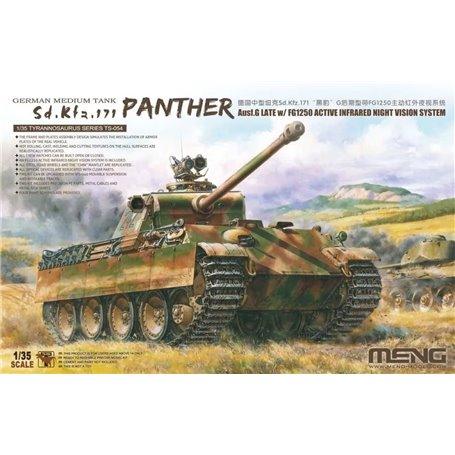 Meng TS-054 Sd.Kfz. 171 Panther Ausf. G Late w/FG1250 Active Infraded Night Vision System