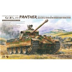 Meng 1:35 Pz.Kpfw.V Panther Ausf.G - LATE W/FG1250 ACTIVE INFRARED NIGHT VISION SYSTEM