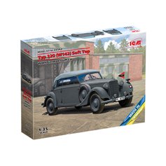 ICM 35542 Typ 320 (W142) Soft Top WWII German Staff Car