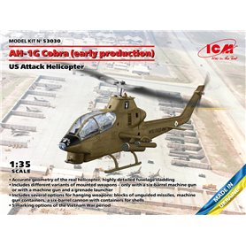 ICM 1:35 AH-1G Cobra - EARLY PRODUCTION - US ATTACK HELICOPTER