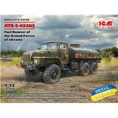 ICM 1:72 ATZ-5-43203 - FUEL BOWSER OF THE ARMED FORCES OF UKRAINE 