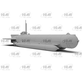 ICM 1:72 U-BOAT TYPE MOLCH - WWII GERMAN MIDGET SUBMARINE