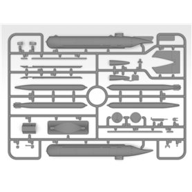 ICM 1:72 U-BOAT TYPE MOLCH - WWII GERMAN MIDGET SUBMARINE