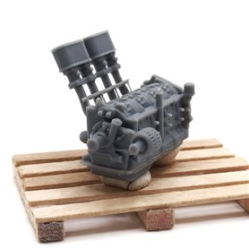 Yamamoto YMPENG3 Custom 26B 4 Rotor Engine N/A + Turbo Version 2 in 1 Pro Kit!
