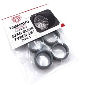 Yamamoto YMPRIM19 Semi Slick Tyres 18" Type 1