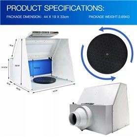 Fine Art FA-670 Komora lakiernica SPRAY BOOTH W/LED DC