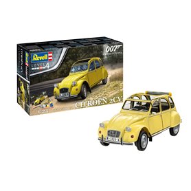 Revell 1:24 Citroen 2CV - JAMES BOND 007 - FOR YOUR EYES ONLY - GIFT SET - z farbami
