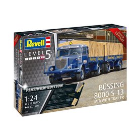 Revell 1:24 Bussing 8000 S 13 WITH TRAILER - PLATINIUM EDITION