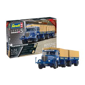 Revell 07580 1/24 Büssing 8000 S 13 mit Trailer
