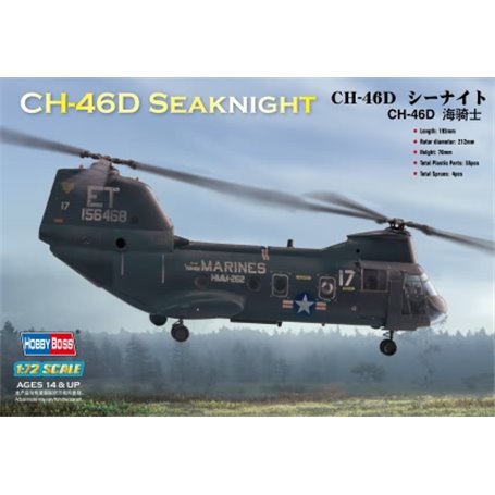HOBBY BOSS 87213 Helikopter CH-46D Sea Knight - 1:72