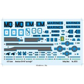 HOBBY BOSS 87213 Helikopter CH-46D Sea Knight - 1:72