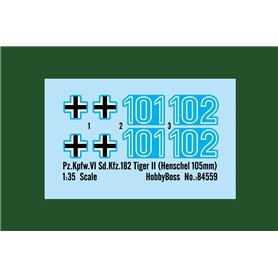 Hobby Boss 1:35 Pz.Kpfw.VI Tiger II - Henschel 105mm