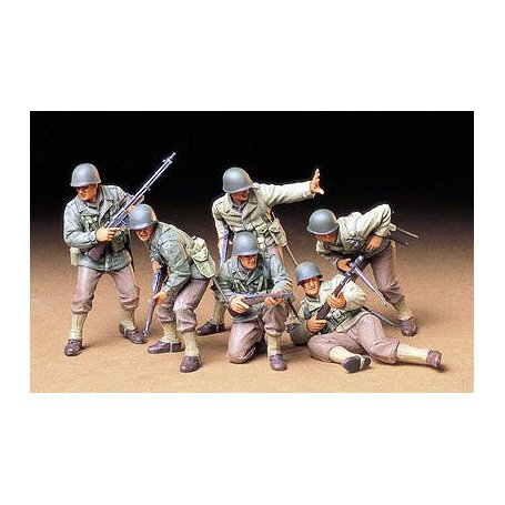 Tamiya 1:35 US Army infantry | 6 figurines |