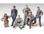 Tamiya 1:35 German tank crew at rest | 6 figurines |