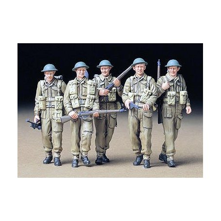 Tamiya 1:35 British infantry on patrol duty | 5 figurines |