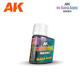 AK Interactive 14201 WARGAME SERIES - Black Wash - 35ml