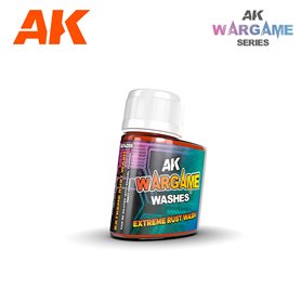 AK Interactive 14201 WARGAME SERIES - Extreme Rust Wash - 35ml