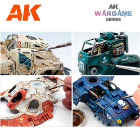 AK Interactive 14201 WARGAME SERIES - Dark Rust Wash - 35ml