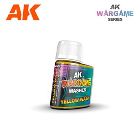 AK Interactive 14201 WARGAME SERIES - Yellow Wash - 35ml