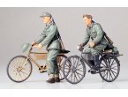 Tamiya 1:35 German soldiers with bikes | 2 figurines |