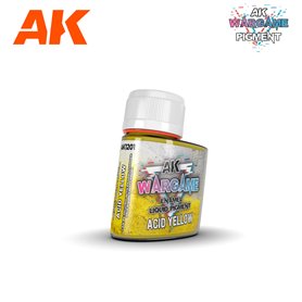 AK Interactive 1201 WARGAME - ENAMEL LIQUID PIGMENT - Acid Yellow - 35ml