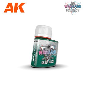 AK Interactive 1212 WARGAME - ENAMEL LIQUID PIGMENT - Green Oxide - 35ml