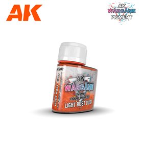 AK Interactive 1207 WARGAME - ENAMEL LIQUID PIGMENT - Light Rust Dust - 35ml
