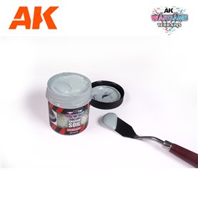 AK Interactive 1219 Masa WARGAME TERRAINS - Shadow Soil - 100ml